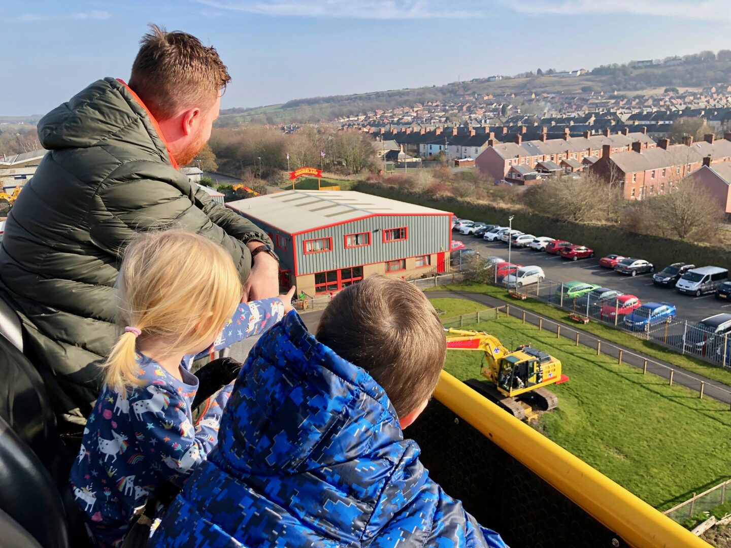 Diggerland Durham review - view from the tallest ride