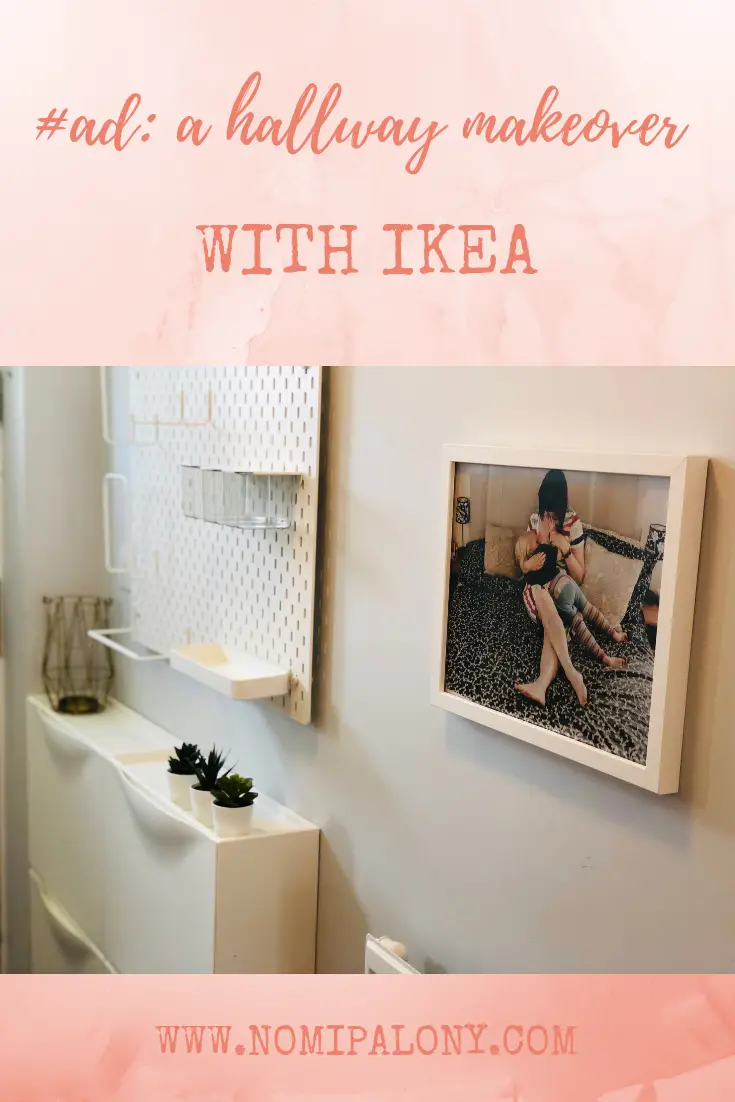 AD: Getting organised for back to school with an IKEA hallway makeover