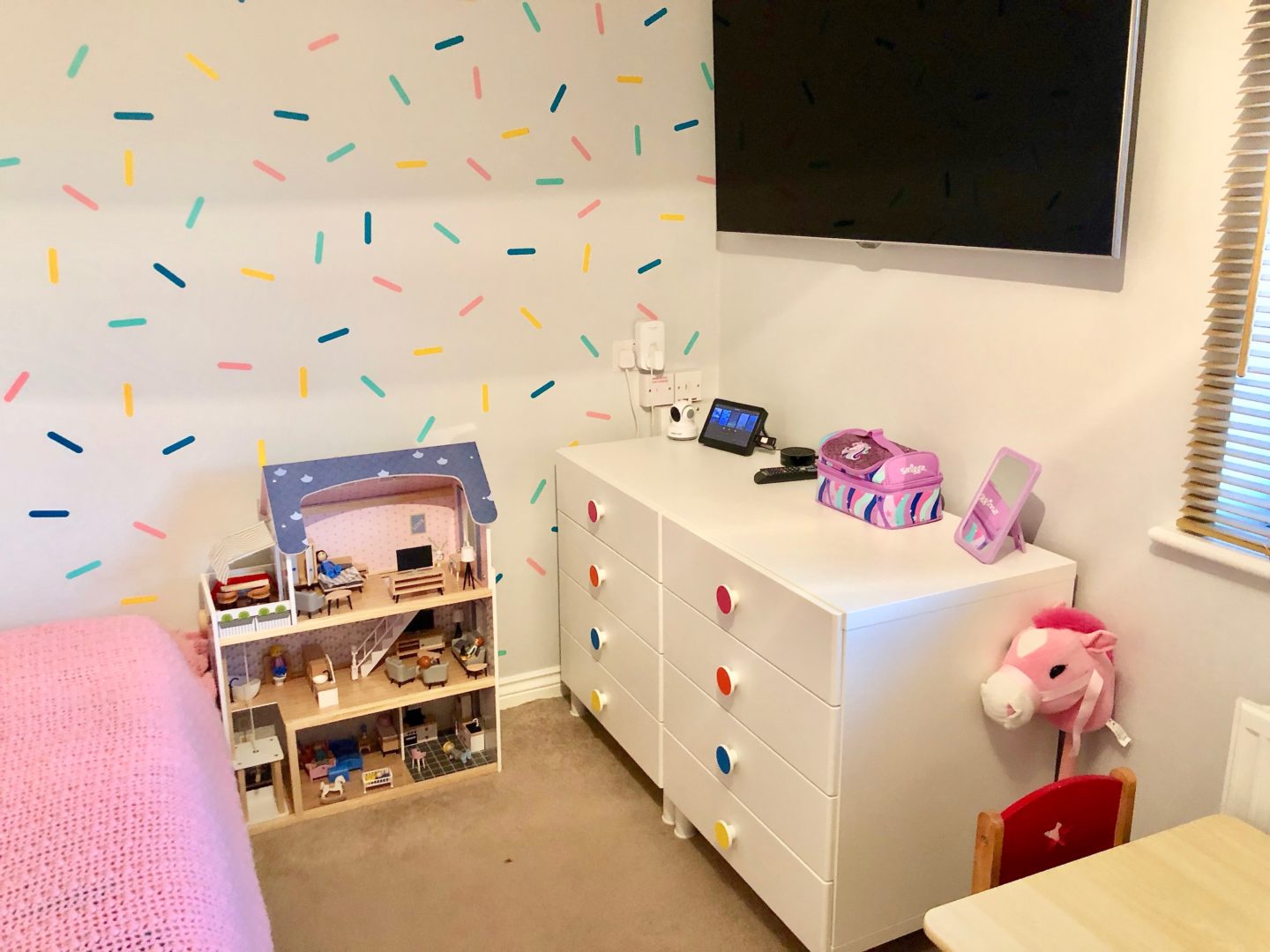 AD: Creating an after school wind down area with IKEA. IKEA storage solutions for children's rooms.