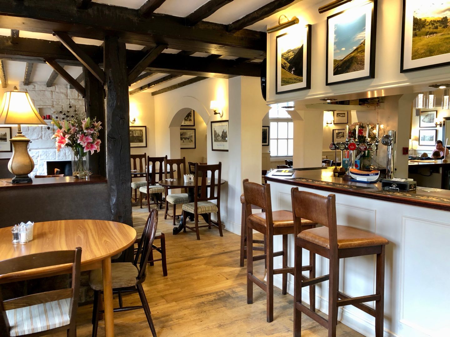 AD: Landal Sandybrook Peak District family review - a relaxing autumnal long weekend break. The Rose and Crown, Mayfield, Peak District. 