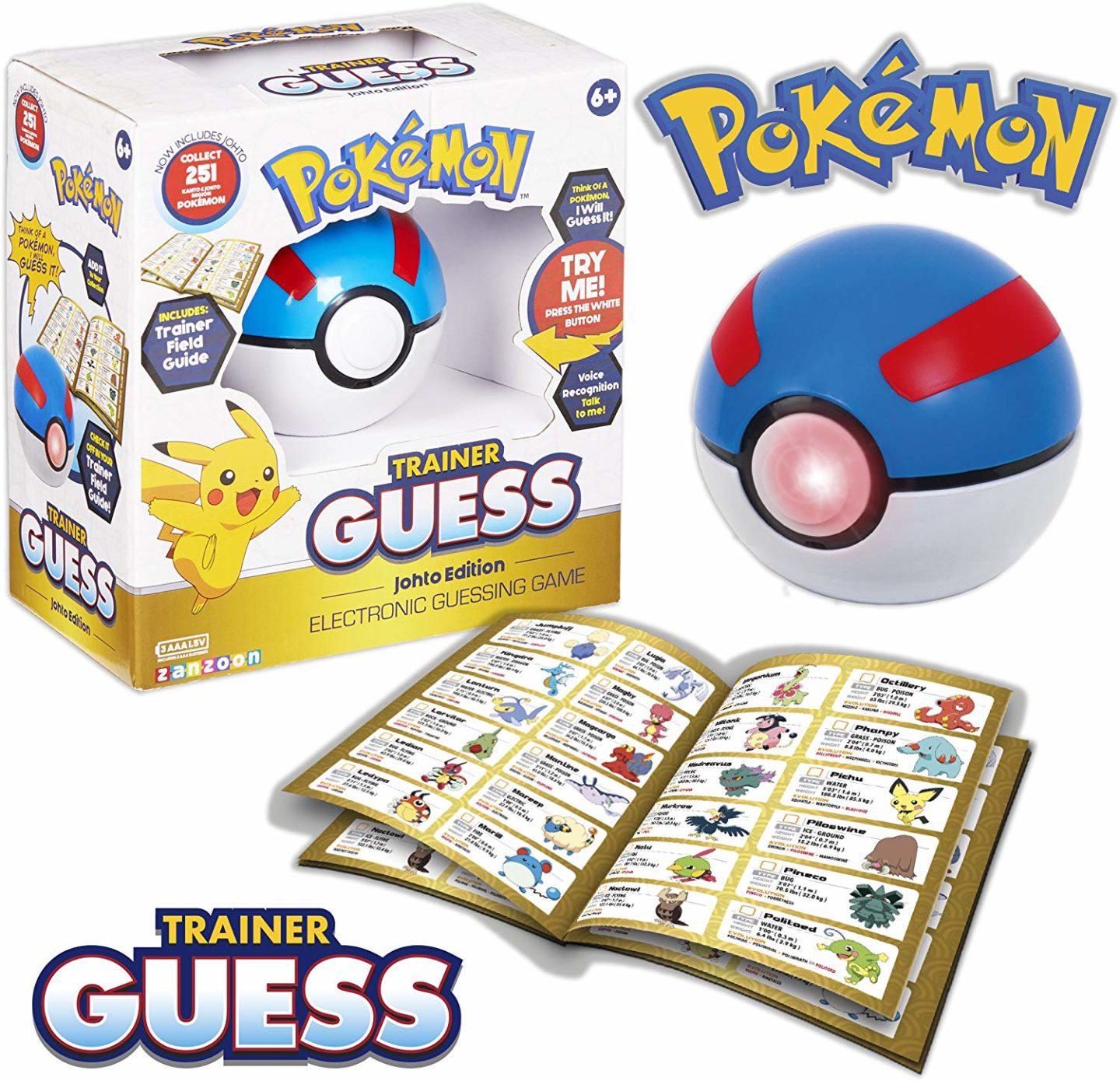 10 Pokemon gifts for kids you can buy on Amazon. Pokemon Trainer guess game. 