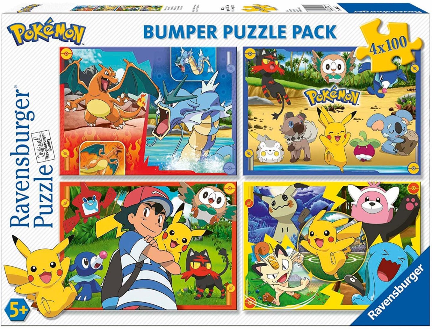 10 Pokemon gifts for kids you can buy on Amazon. Ravensburger bumper puzzle pack. 