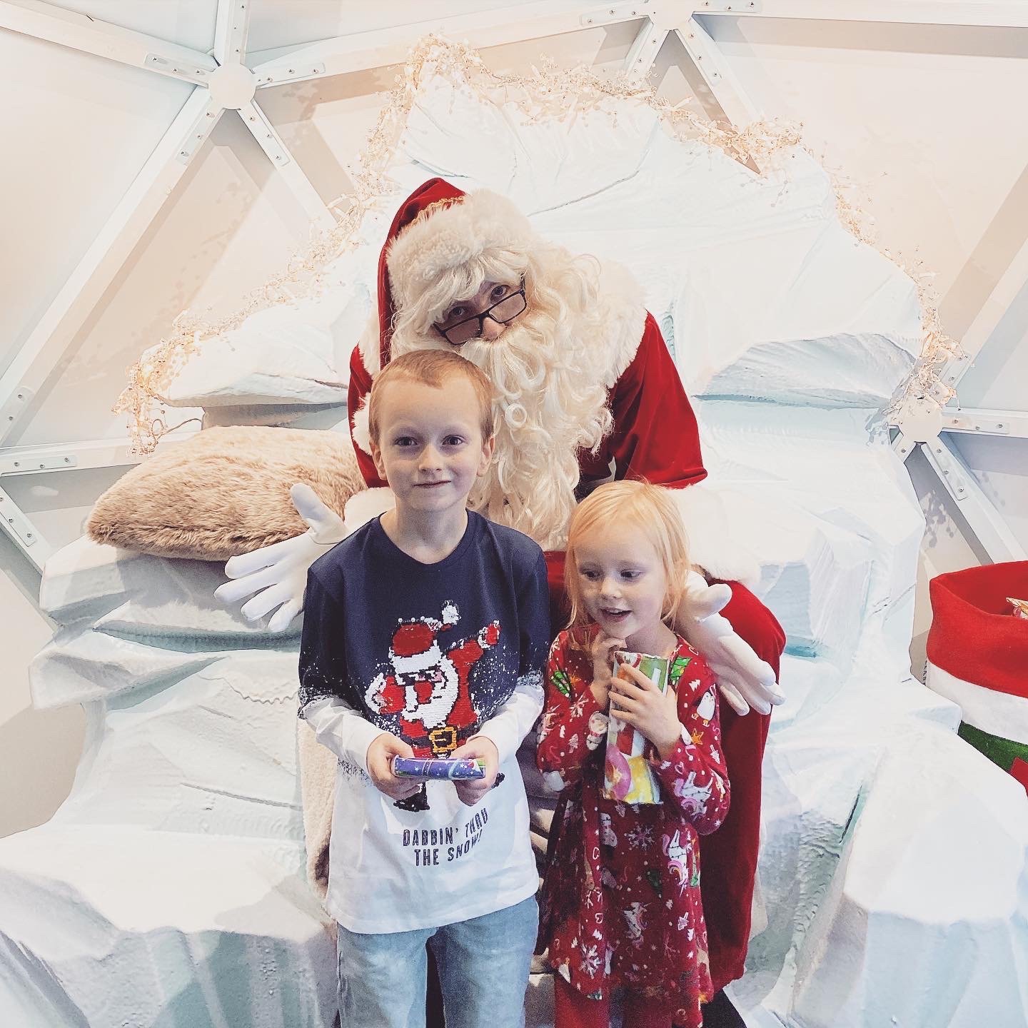 Letter to my first born on his 8th birthday - kids with santa 