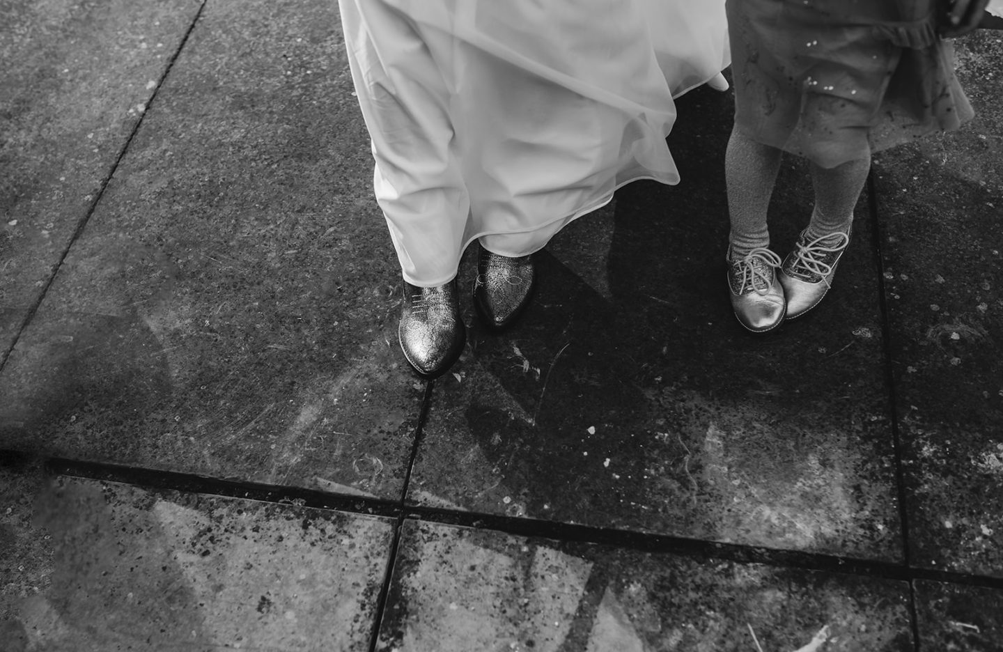 Letters to Lena - on your 5th birthday: Mother and daughter's shoes on Mother's wedding day. 