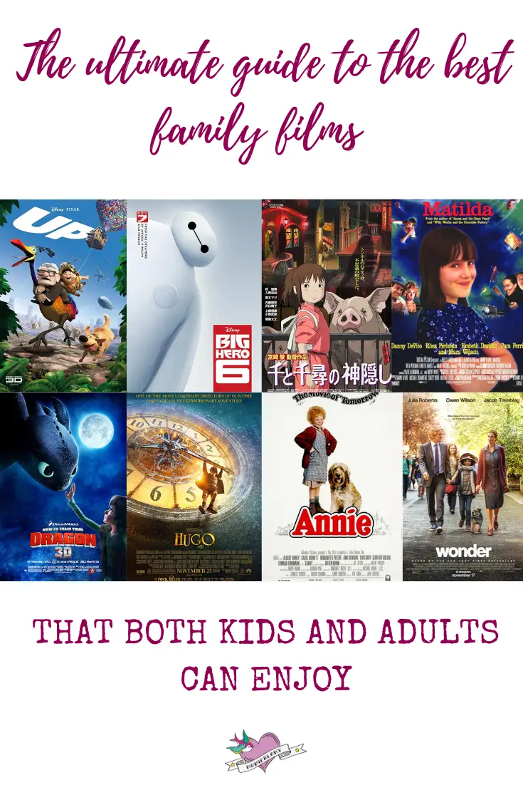 The ultimate guide to the best family films that both children AND adults will enjoy. 122 film suggestions from old classics to the latest blockbusters.