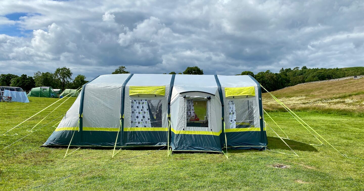 The OLPRO Home tent - a side view