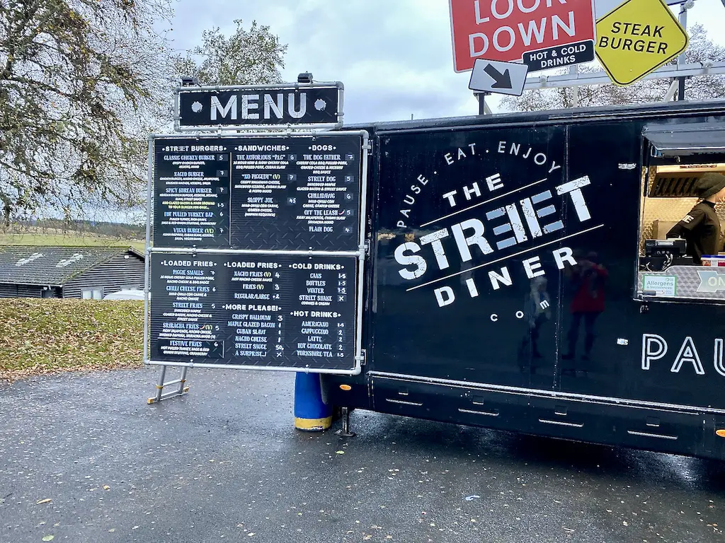 A street food diner van