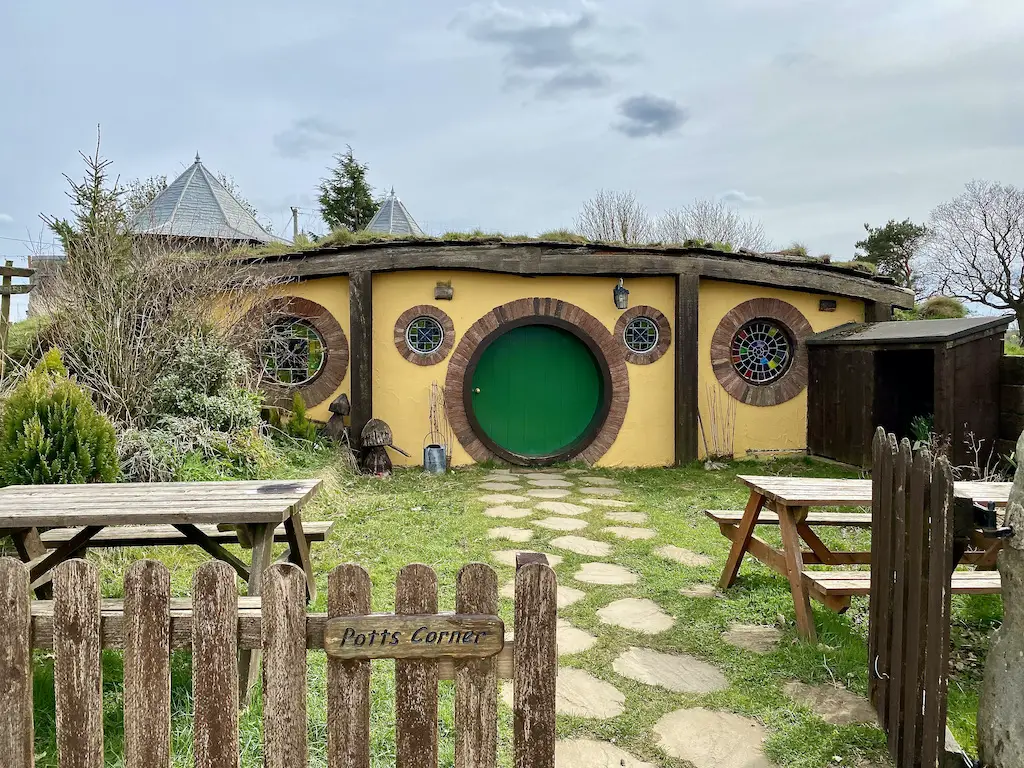 A replica house of the hobbit house from lord of the rings 