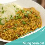 mung bean dal with sweet potato, lime and cauliflower rice