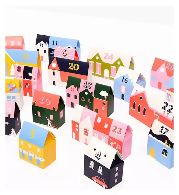 Joules Christmas Village 24 Day Advent Calendar 2022 £40