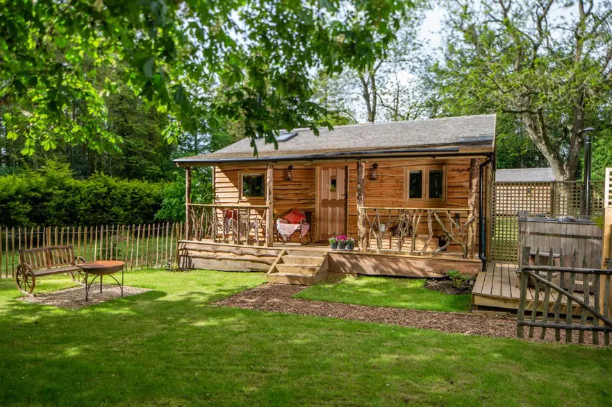 Northumberland glamping - Crofter's Cabin at Woodland Chase glamping