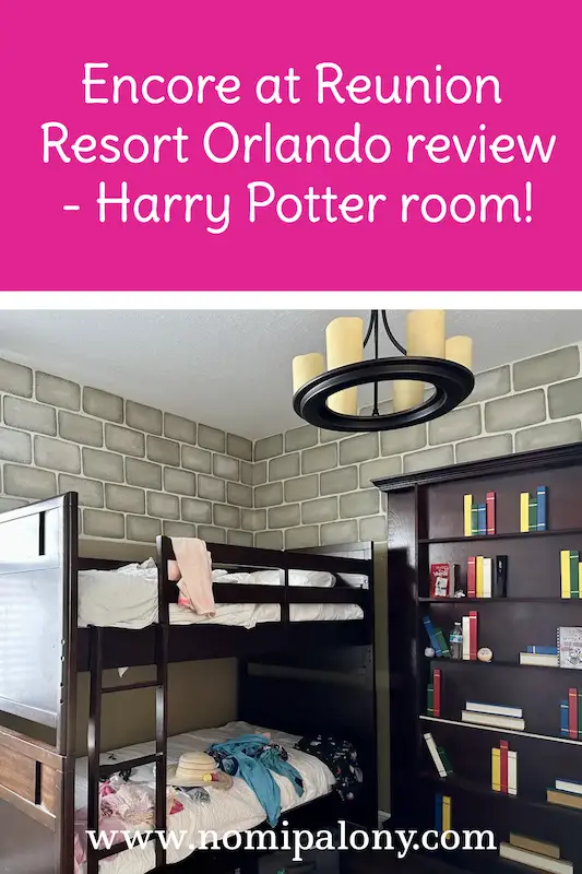Encore Resort at Reunion review - we stayed at Reunion Resort Orlando in a 5 bedroom villa as a group of 10. This is our honest review of our stay which included a Harry Potter themed room.