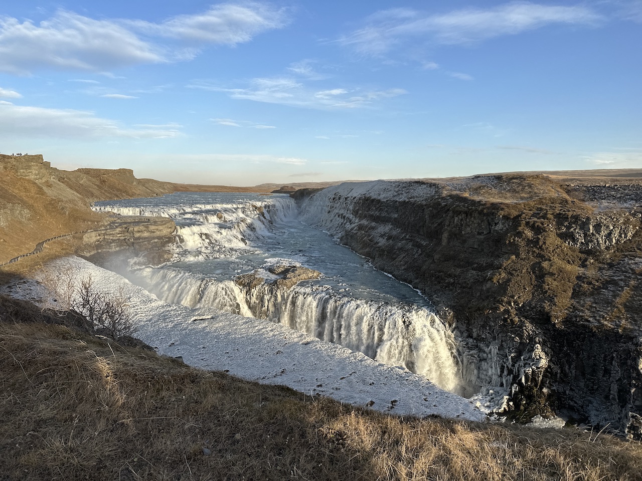 Iceland family holiday - Gullfoss waterfall