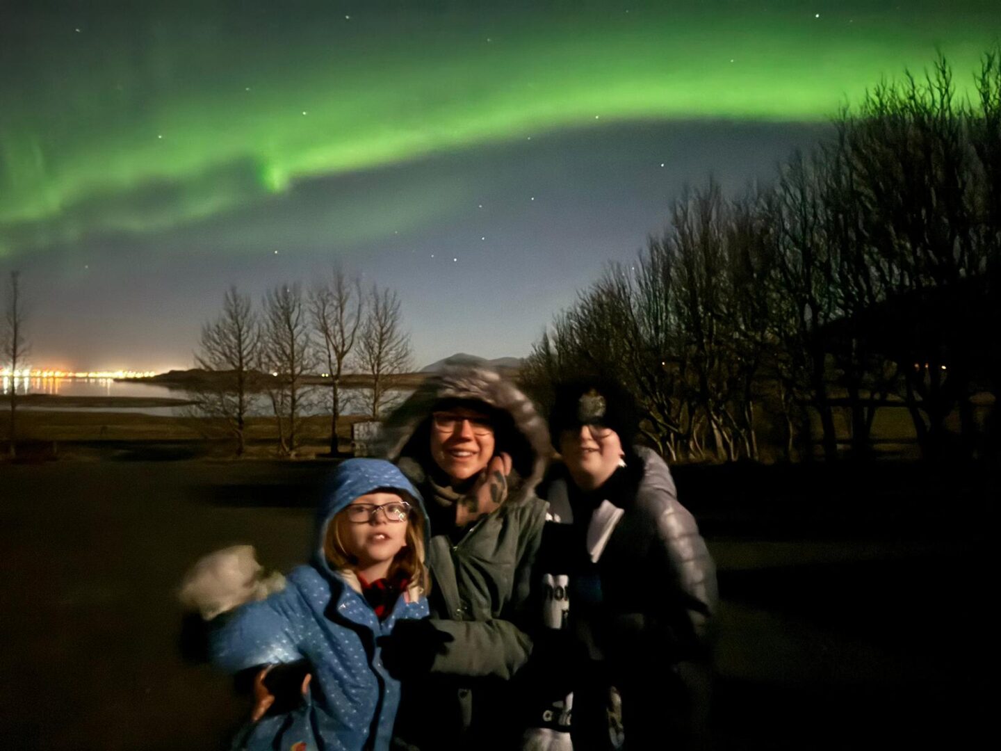 Iceland family holiday - Northern Lights with kids 
